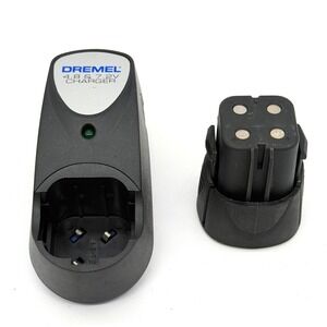 Dremel 760-01 Battery Charger and 755-01 4.8V Ni-Cd Battery Pack Set Used Good